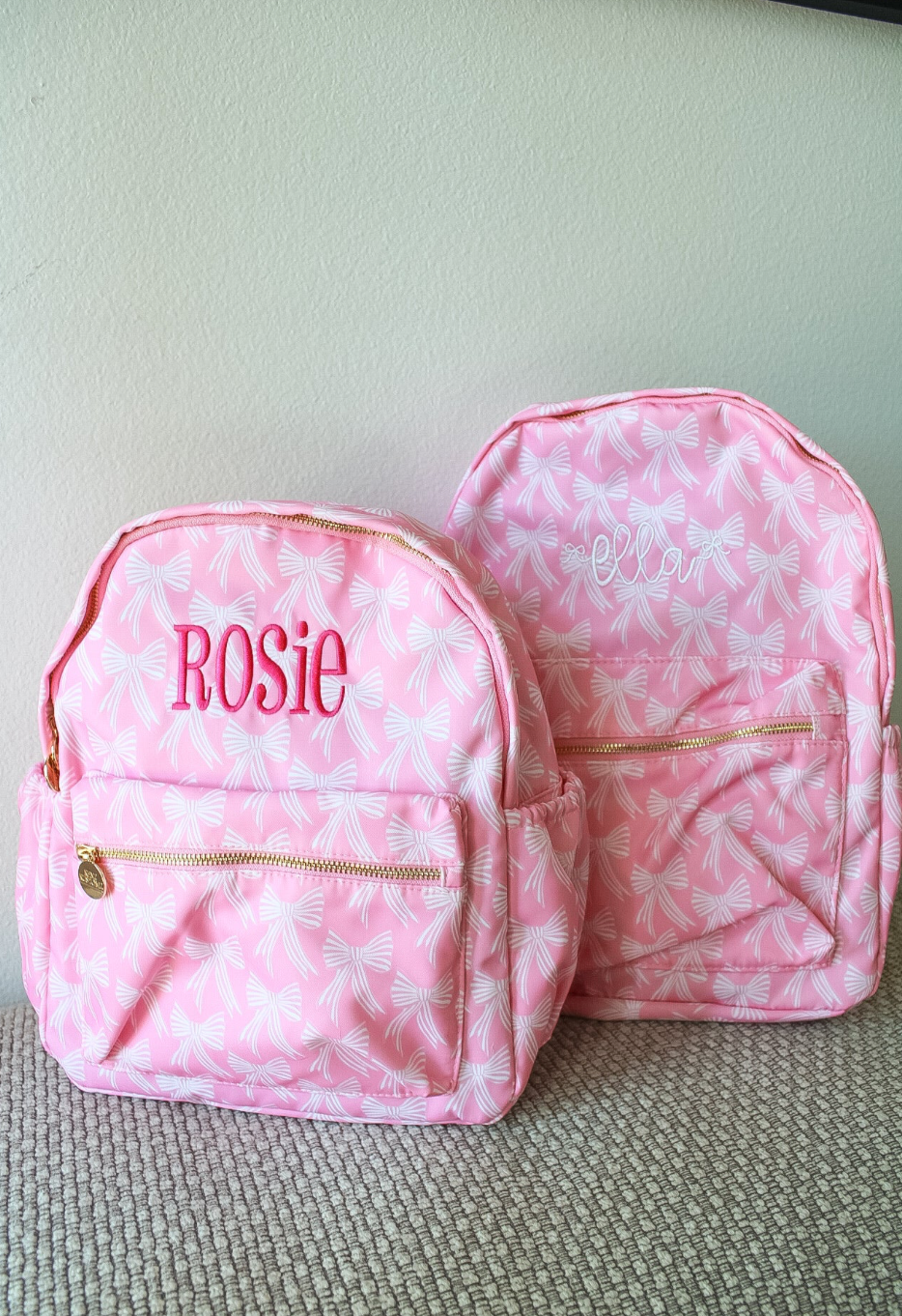 Pink Bow Backpack - Tiniboo