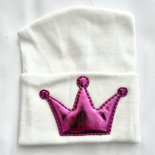 Hot Pink Crown Hospital Hat