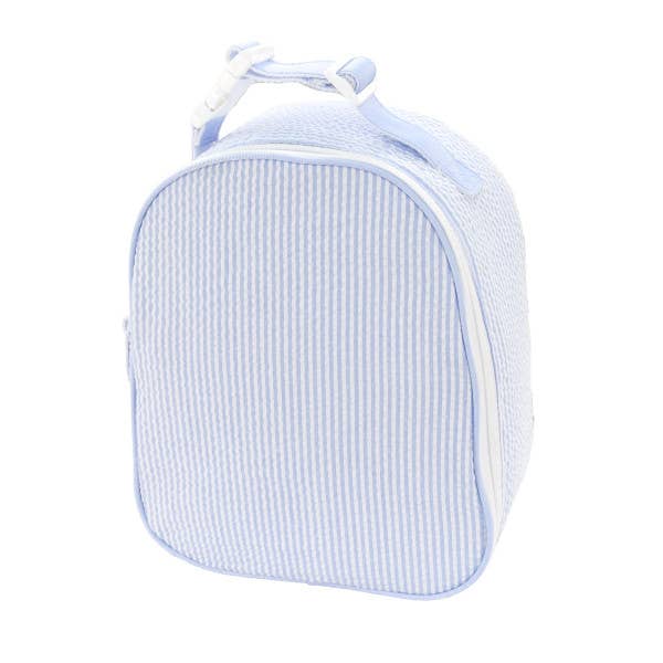 Baby Blue Seersucker Lunchbox