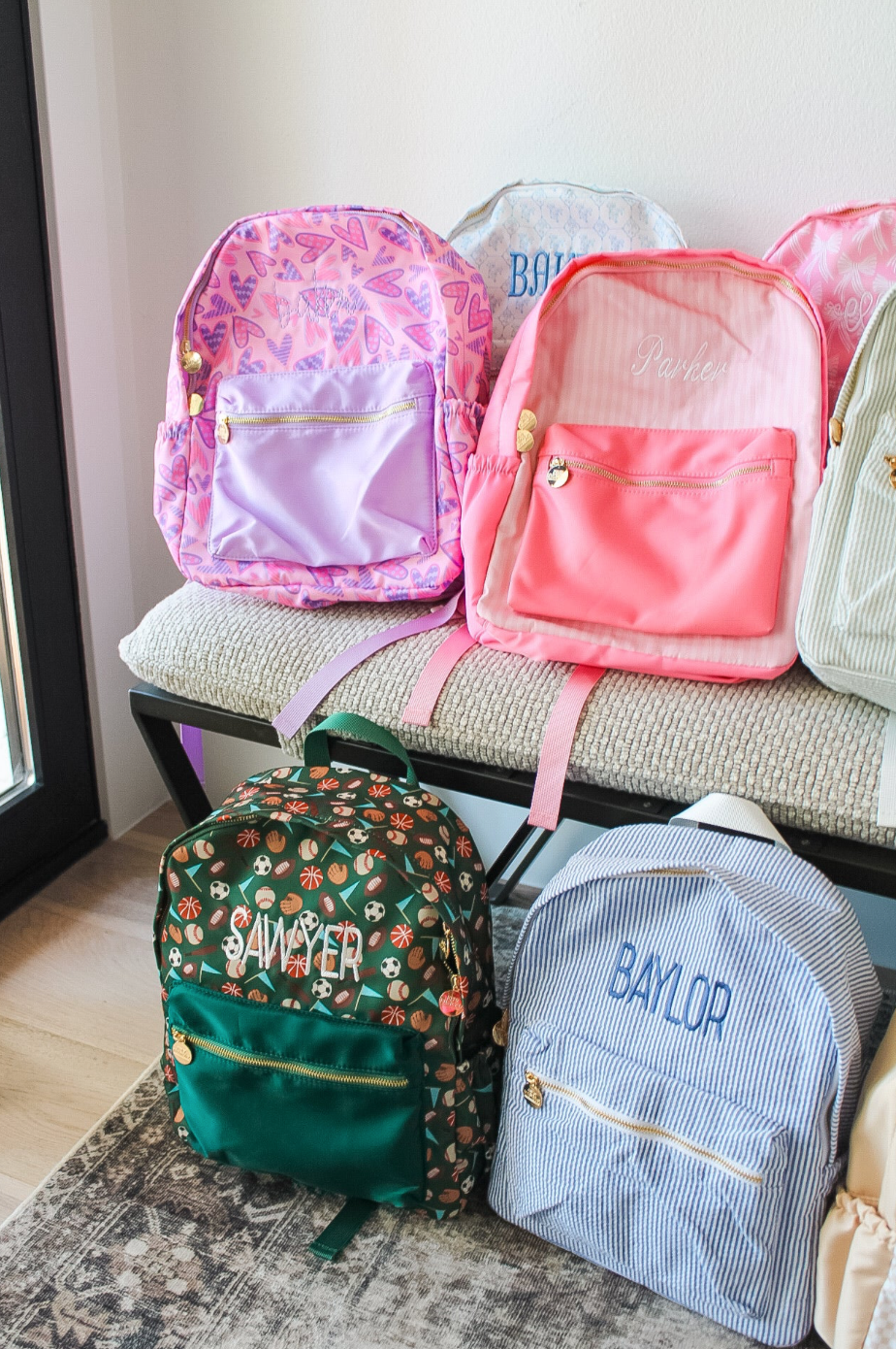 Lilac Hearts Backpack