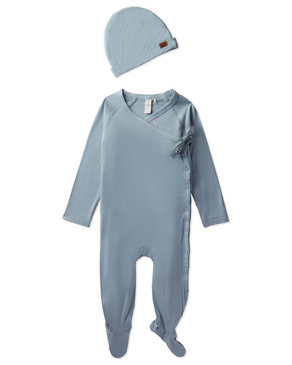 Solid Crossover 2 Pc Footie Set - Tiniboo