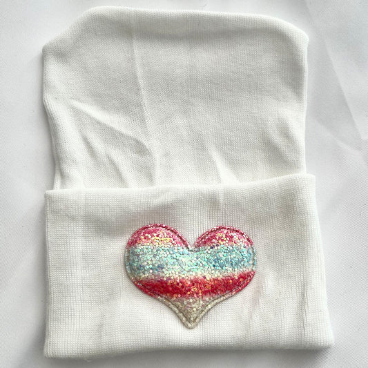 Multi Striped Sequence Heart Hospital Hat