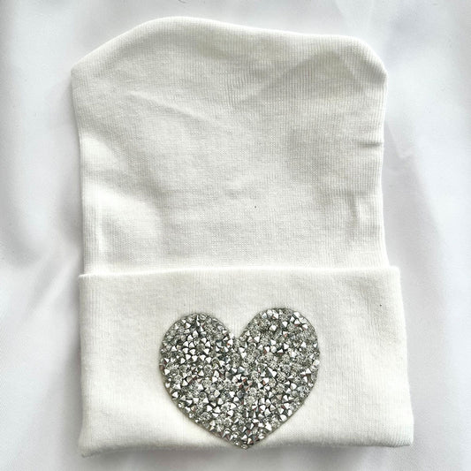 Silver Sequence Heart Hospital Hat