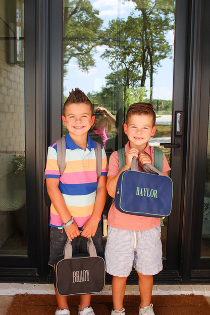 Green, Navy & Green Colorblock Backpack