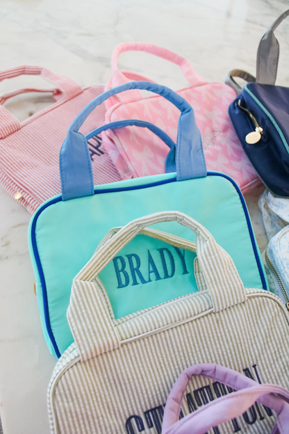 Blue + Teal Colorblock Backpack