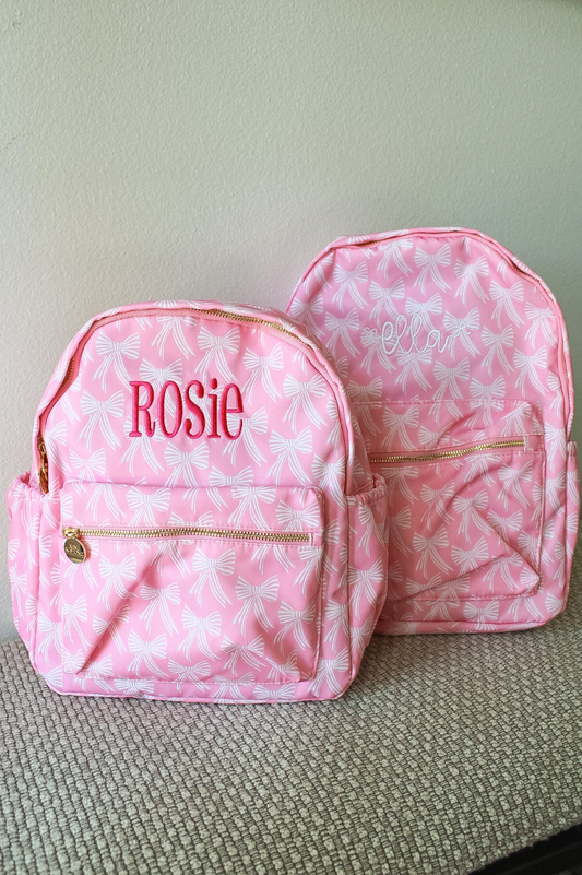 Pink Bow Backpack - Tiniboo