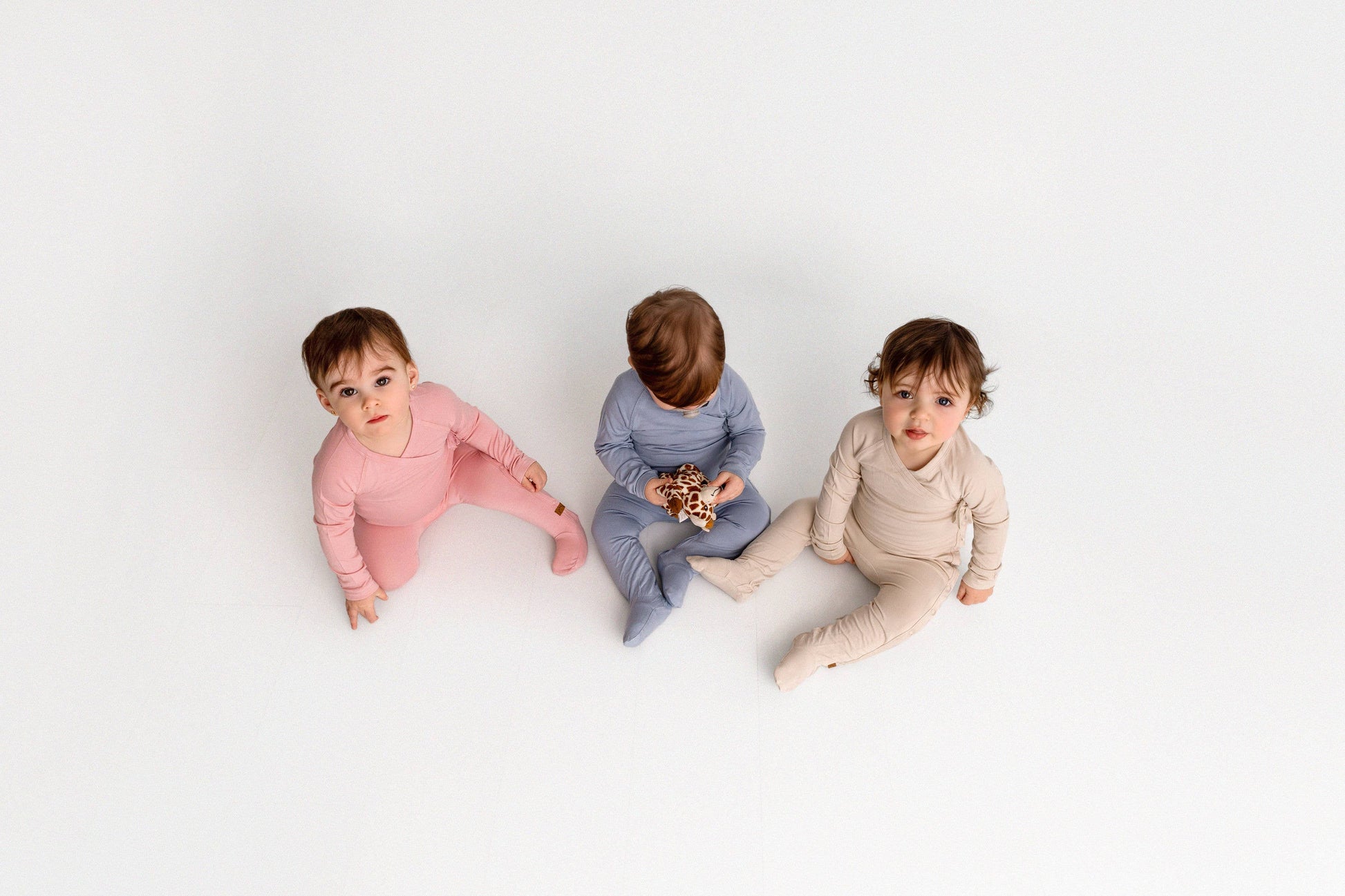 Solid Crossover 2 Pc Footie Set - Tiniboo