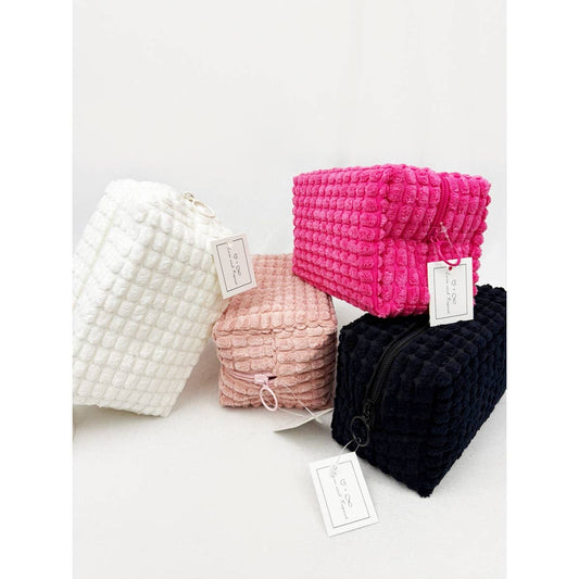 Soft Puff Textured Light Weight Cosmetic Bag - Tiniboo